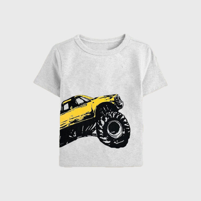 Yellow Monster Truck Graphic Tee
