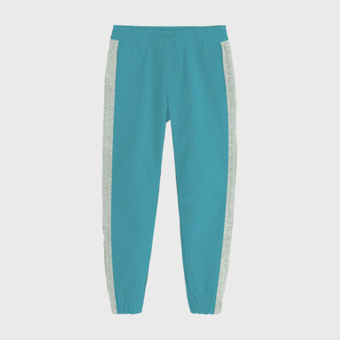 Blue Green Side Stripe Pants